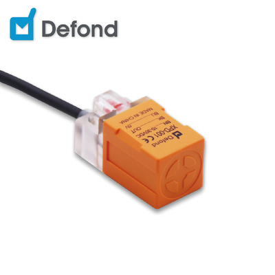 Position Sensor Square Type Proximity Sensor 3 Wire With 2m 24v Cable Water Proximity Sensor With Lead Wire